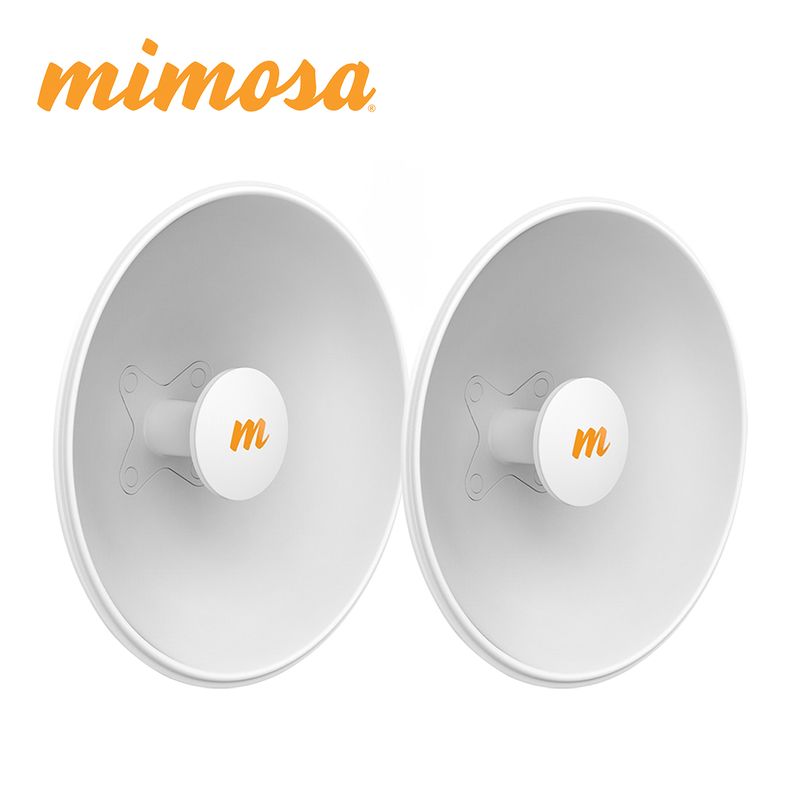 Antena Dish Modular Twist Mimosa N5x20 270mm Diametro Ganancia De 20dbi 4.96.4 Ghz Para Radios C5x Y B5x (contiene 2 Antenas)