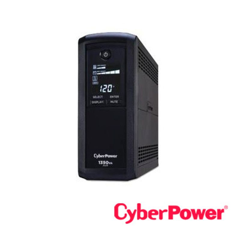 No Break Ups Tipo Torre Cp1350avrlcda Cyberpower 1350va/815w/panel Lcd/  5 Contactos Con Respaldosupresion De Picos / 5 Contacto