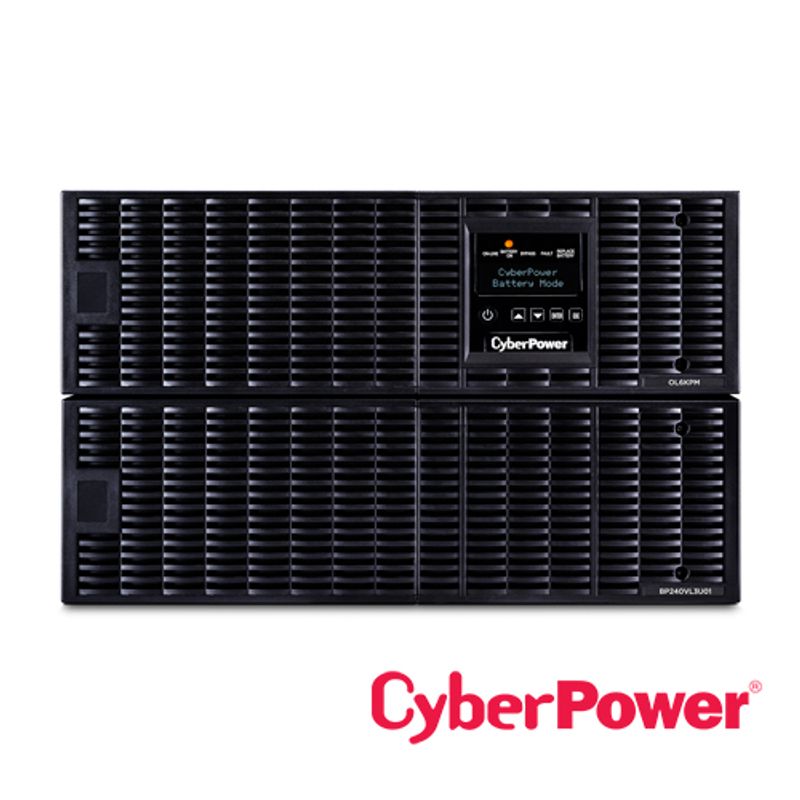 Ups Cyberpower Ol6krt 6000va / 5400w Online Doble Conversion  240 Vac/240 Vac. Onda Senoidal Pura  Convertible Torre/rack 6u 2xn