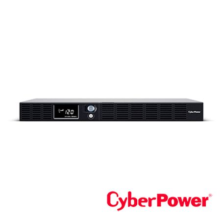 no break ups tipo rack 1u or500lcdrm1ua cyberpower 500va300wlcd inteligentelinea interactiva4 contactos con respaldosupresion d