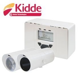 sistema de detección de humo fotobeam convencional kidde kc3000103 incluye monitor transmisor y receptor cobertura de hasta 120