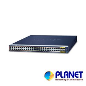 switch planet gs421048p4s administrable l2 48 puertos rj45 velocidad de transmision 101001000 mbps alimentacion poe activo afat