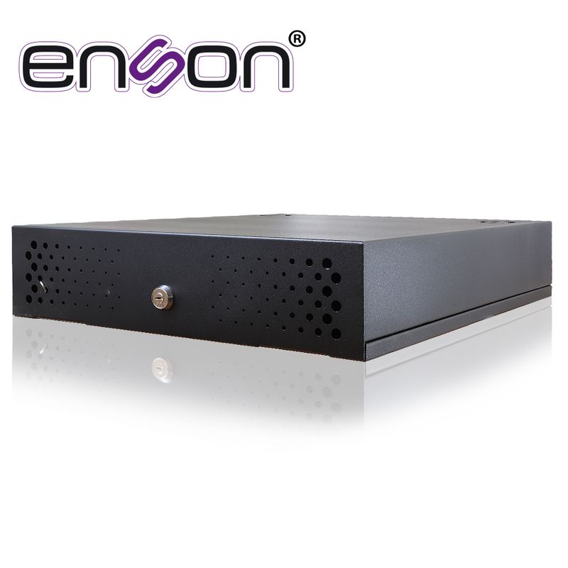 Gabinete De Seguridad Enson Lince19 600x110x500mm Antivandalico Ideal Para Resguardo De Grabadores Meriva Unv Y Zkteco