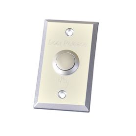 yli abk800a  botón liberador con estructura de aluminio función normalmente abierto y cerrado  compatible con caja de instalaci