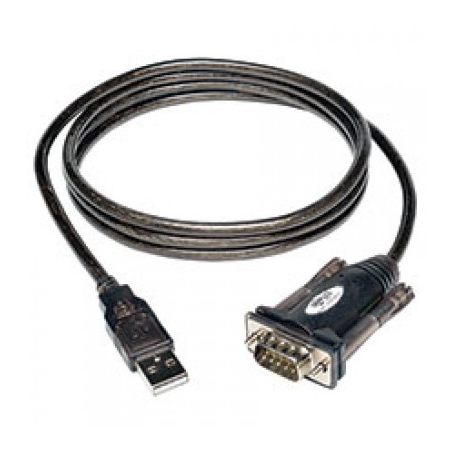 Adaptador USB TRIPP-LITE - DB9, Negro