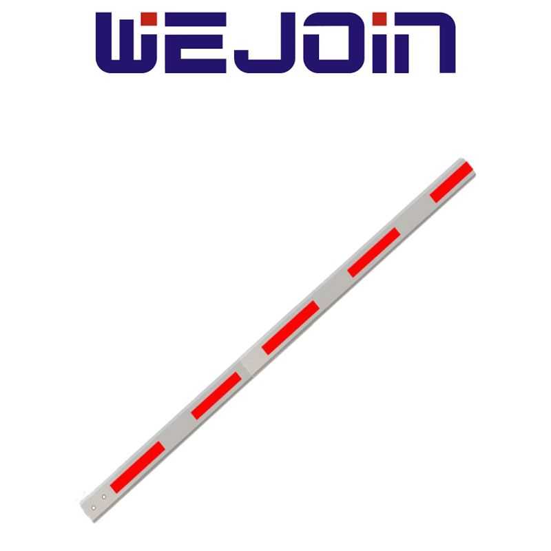 Wejoin Wjsbm6  Brazo Recto Octagonal De 6 Metros / Franjas Reflejantes / Compatible Con Barreras Wejoin Wjcb01svil56