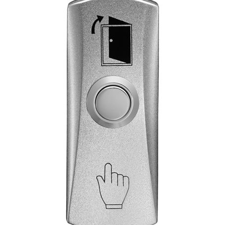 Yli Pbk815  Botón Liberador De Puerta De Aluminio Con Caja Integrada Para Fácil Instalación / Función No / Remate