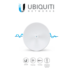 Ubiquiti Powerbeam Ac Pbe5acgen2  Radio Con Antena Integrada Airmax Ac Gen2 5.8ghz / Exterior / Mimo / Antena 25 Dbi / 25 Dbm / 