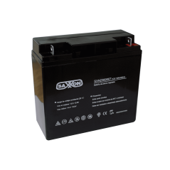 Saxxon Cbat18ah  Bateria De Respaldo De 12 Volts Libre De Mantenimiento Y Facil Instalacion / 18 Ah/ Compatible Con Cctv/ Acceso