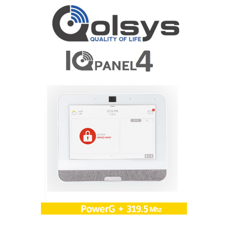 Qolsys Iqp4004  Sistema De Alarma Iqpanel4 Autocontenido  Con Pantalla Tactil De 7 Power G 915 Mhz  Qolsys Sline 319.5 Mhz. Con 