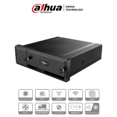 Dahua Mnvr4208gfwi  Nvr Movil De 8 Canales Con Inteligencia Artificial/ 8 Puertos Poe/ Incluye Gps/ Wifi/ 4g/ Soporta 2 Discos D