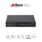 Dahua Dhpfs421816et240   Switch  Poe Administrable De 16 Puertos Ethernet/ 16 Puertos Poe/ 240 Watts Totales/ Interfaz Web/ Puer