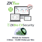 Zkteco Zkbiocvvisp31w  Licencia Para Gestión De Visitas En Biocvsecurity / 10000 Visitas Por Mes / 3 Sitios De Registro / Vitali