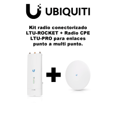 Kitradio Conectorizado  Antena Sectorial De 90° De Apertura Para Punto A Multi Punto/ideal Para Cctv Y Wisp/hasta 600 Mbps/2 Mil