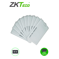 Zkteco Idcardkr2k  Tarjeta Compatible Con Lectores Rfid Con Frecuencia De 125 Khz / Tarjeta Perforada / 1.88 Mm De Grosor Tipo C