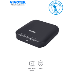 Vivotek Rx9502  Receptor De Video 32 Canales / Salida  Hdmi Video Y Audio / H265 / H264 / 4k / Onvif Ndaa