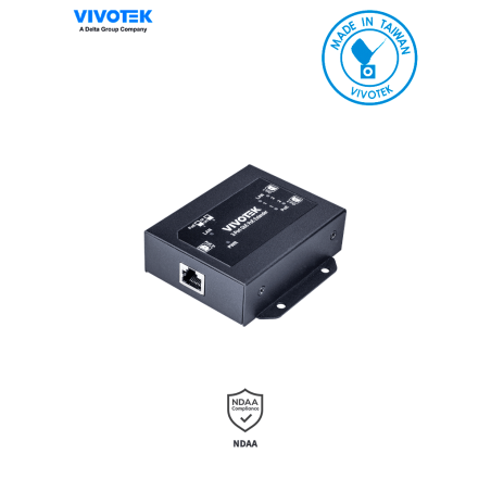 Vivotek Apgxc0200  Extensor  Poe 2 Puertos Gigabit Ethernet Para Interior Hasta 68w Hasta 300m En Conexión Escalada De 2 Unidade