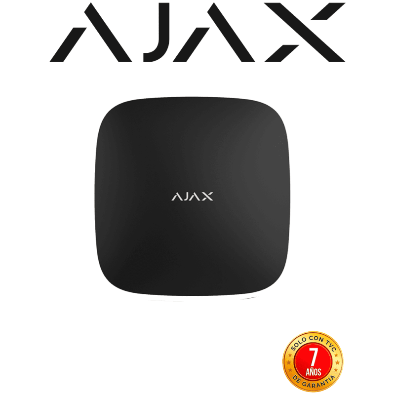 Ajax Rex 2 B Repetidor De Senal De Radio Con Compatibilidad Para Verificación Fotográfica. Color Negro