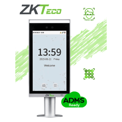 Zkteco Facedepot7blch  Terminal De Control De Acceso Con Reconocimiento Facial / Interior / Base Para Torniquete / 10000 Rostros