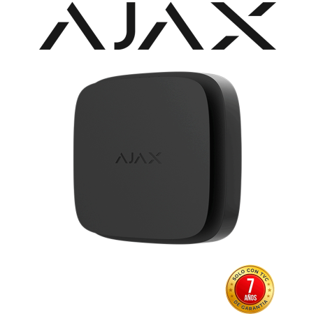 Ajax Fireprotect 2 Rb (heat/smoke) N Detector Inalámbrico De Incendio Con Sensores De Calor Y Humo. Color Negro.  