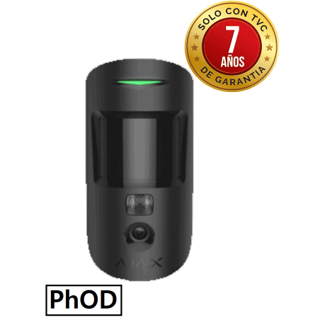 Ajax Motioncam W (phod)  Detector De Movimiento Con Verificación Fotográfica Y Con La Función De Mandar Imágenes Sobre Demanda. 