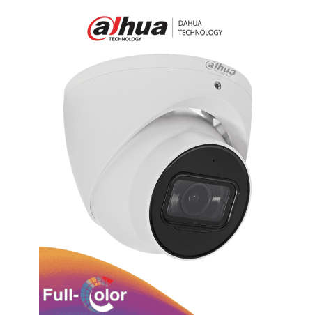 Dahua Hachdw2249ta  Cámara Domo Fullcolor De 2 Megapixeles/ Fullcolor Y Starlight Sin Leds/ Serie Pro/ Lente De 3.6 Mm 89.5 Grad