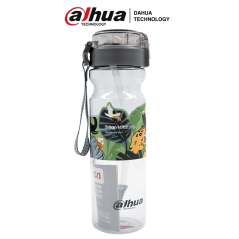 Dahua Matpro021  Cilindro Para Agua Con Popote/ Transparente/ Con Logo Dahua/ Promocional