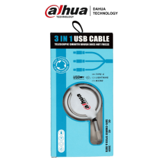 Dahua Matpro032  Cable De Usb A Multiples Conectores/ Con Logo Dahua/ Promocional