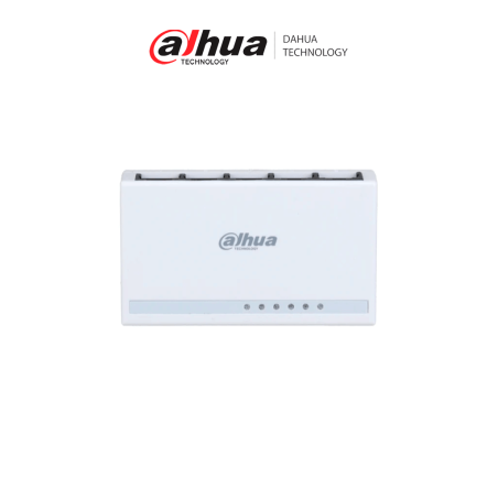 Dahua Pfs30055gtl  Switch Para Escritorio 5 Puertos/ Gigabit Ethernet/ 10/100/1000/ Diseno Compacto/ Capa 2/ Switching 10 Gbps/ 