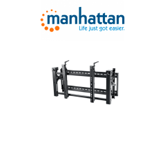 Manhattan 461719  Soporte Premium De Tv Para Video Wall / Soporta Una Tv De 45 A 70 Y Hasta 70 Kg (154 Lbs.) Con Sistema Despleg