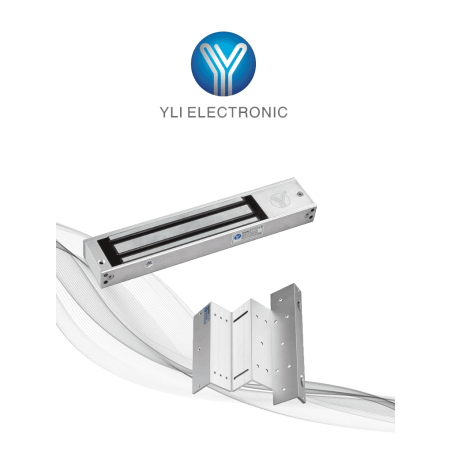 Yli Ym180nledpack  Paquete De Cerradura Magnética Ym180nled Y Soporte De Fijación Tipo Zl / Fuerza De Sujeción 180kg (350lb) / P