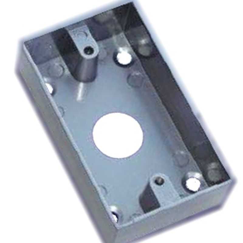 Yli Mbb800am  Caja Para Instalación De Botón Liberador De Puerta Tipo Americano/ Metal