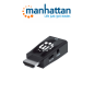 Manhattan 151542  Micro Convertidor Hdmi A Vga Con Salida De Audio Hdmi Macho A Vga Hembra Con Salida De Audio Alimentación Opci