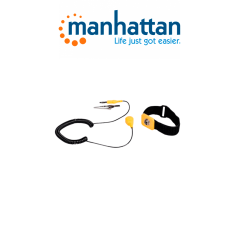 Manhattan 410144  Pulsera Antiestática Protección Contra Descargas Estáticas / Cable De 1.8 M