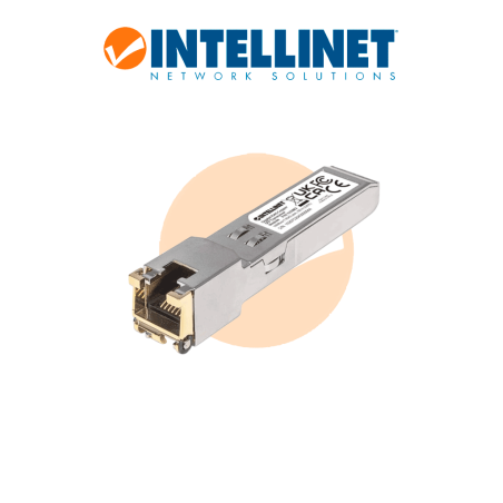 Intellinet 523882  Módulo Transceptor Sfp Gigabit Rj45 De Cobre Puerto 1000baset (rj45) 100 M (328 Ft.)