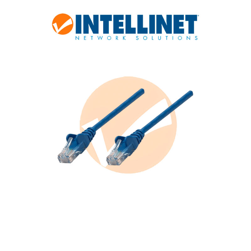 Intellinet 347433  Cable De Red Cat6 Utp Rj45 Macho / Rj45 Macho 0.15 M Azul