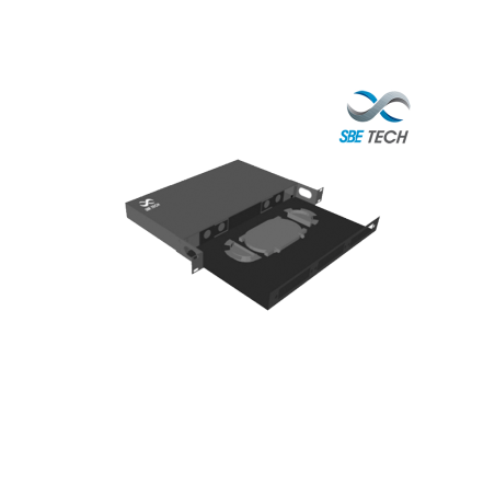 Sbe Tech Sbedfo18d  Distribuidor De Fibra Óptica Con Charola Deslizable /  Acepta 3 Placas De Acopladores / 1 Ur