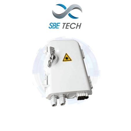 Sbetech Sbecdextfttx2x8  Caja De Distribución Para Fttx Para Exterior 2 X 8 Ip65