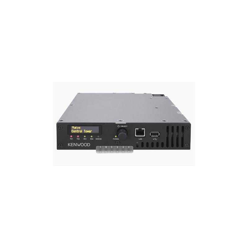 Repetidor UHF 450-520 MHz, Digital NXDN-DMR-Análogo, 40 Watts, puerto LAN, MIL-STD-810, SNMP, Inc. accesorios de inst.