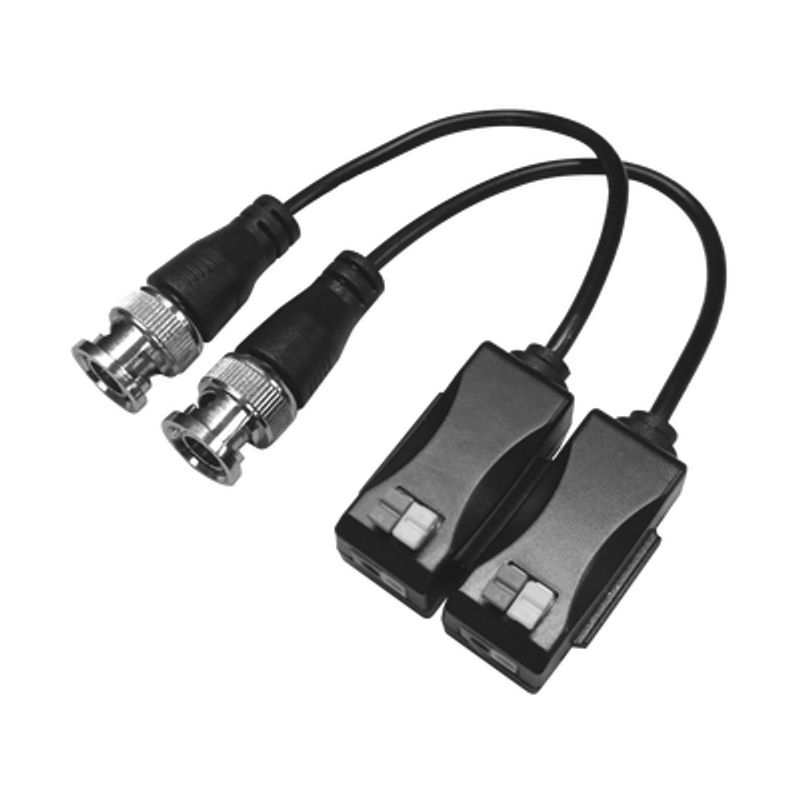 Kit De Transceptores (baluns) Con Terminal Push Superior Pig Tail En Ambos Conectores Resolución 4k  Cable Flexible Coaxial Blin