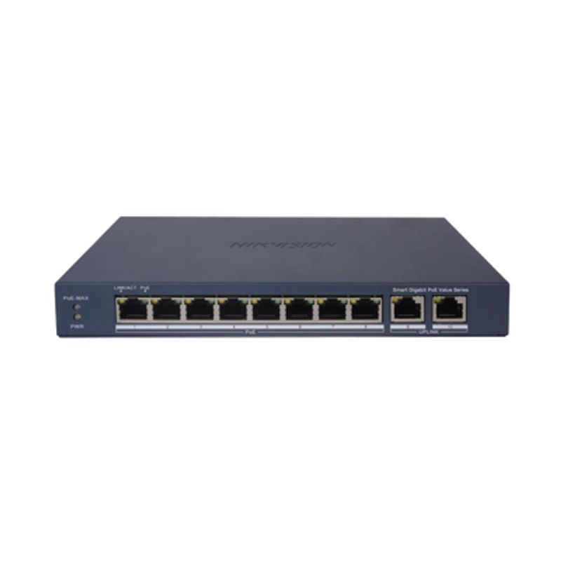 Switch Gigabit Poe / Administrable / 8 Puertos 10/100/1000 Mbps Poe / 2 Puerto 10/100/1000 Mbps De Uplink Configuración Remota D
