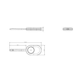 dongle adaptador de proyección inalambrica para pantallas interactivas hikvision serie dsd5cxxrbb  compatible con windows y mac