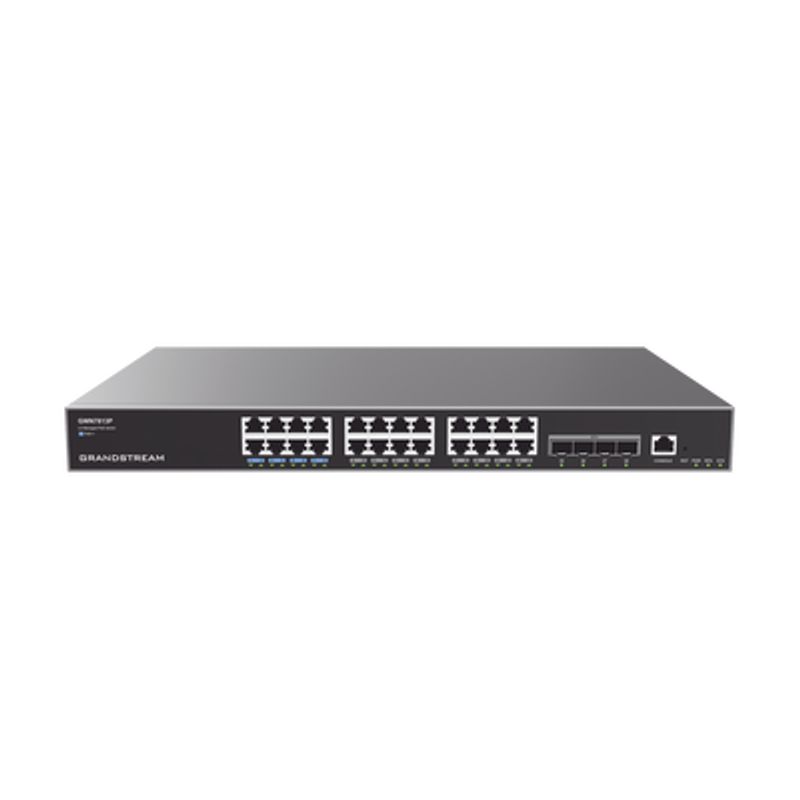 Switch Capa 3 Poe Administrable / 24 Puertos 10/100/1000 Mbps  4 Puertos Sfp De 10 Gigabits / Hasta 360w / Compatible Con Gwn Cl