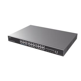 switch capa 3 poe administrable  24 puertos 101001000 mbps  4 puertos sfp de 10 gigabits  hasta 360w  compatible con gwn cloud2