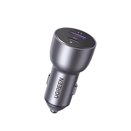 Cargador De Auto 42.5w  Puerto Usba Y Usbc  Carga Rápida  Compatible Con Vehiculos De 12 Y 24 Vcd  Pd3.0  Qc3.0  Chip Inteligent