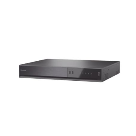 nvr 8 megapixel 4k  32 canales  16 puertos poe  h265  onvif  cumple con ndaa  soporta ia  serie 35  audio y alarmas io  honeywe