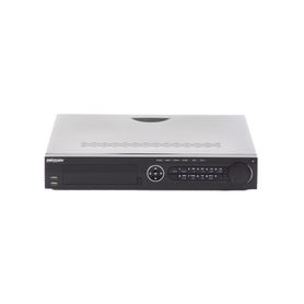 dvr 32 canales turbohd  16 canales ip  4 megapixel  4 bahias de disco duro  pos  4 canales de audio  videoanalisis  16 entradas