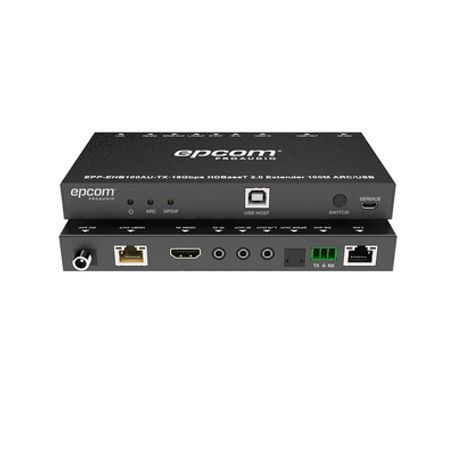 Kit Extensor Hdmi  4k2k60hz  Hdr 444  Hdbaset  150m  Salida De Audio  Hdcp 2.2  Ir Bidireccional