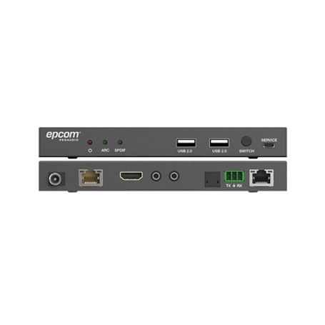 Kit Extensor Hdmi  4k2k60hz  Hdr 444  Hdbaset  150m  Salida De Audio  Hdcp 2.2  Ir Bidireccional