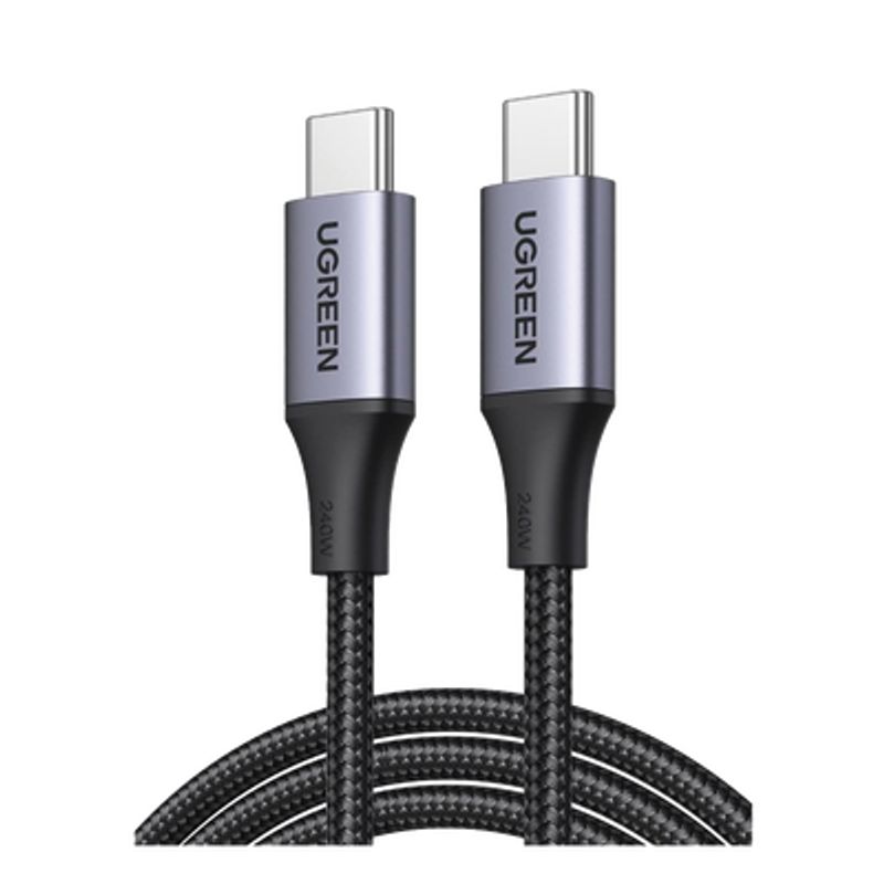 Cable Usbc A Usbc 2 Metros Potencia De Carga 240w 48v/5a Pd3.1 /3.0 480 Mbps Chip Emarket Carcasa De Aluminio Nylon Tren Cable Usbc A Usbc 2 Metros Potencia De Carga 240w 48v/5a Pd3.1 /3.0 480 Mbps Chip Emarket Carcasa De Aluminio Nylon Tren